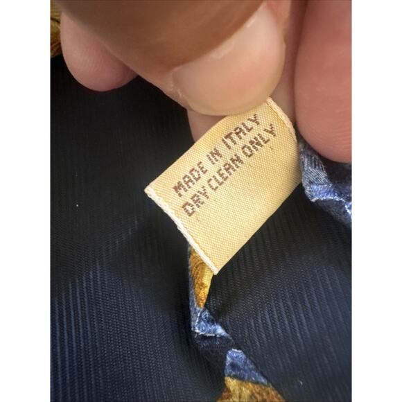 Villa Bolgheri Mens Silk Tie Vintage Made in‎ Italy Necktie Retro - Picture 5 of 8